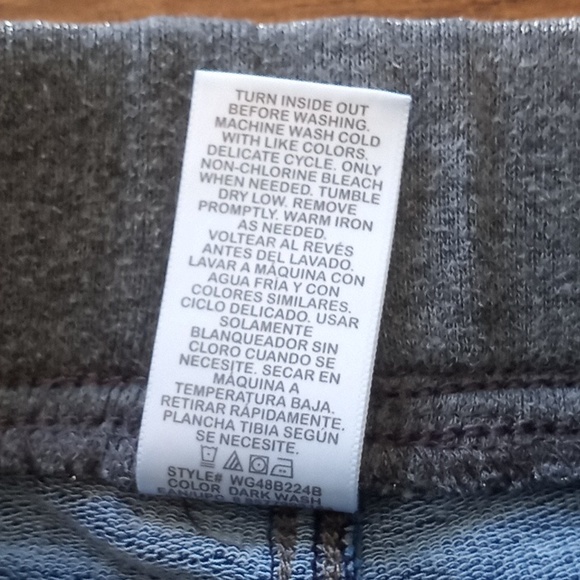 Jeans with small rhinestones on front size 6 6x - Picture 4 of 6